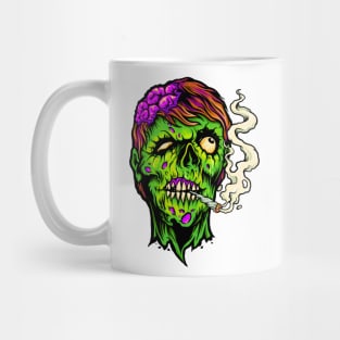 Brains and Weed - Happy Halloweed Trippy Zombie Mug